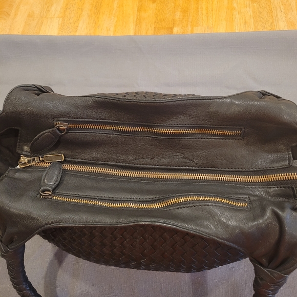 🔳EUC~ PLATANIA GENUINE LEATHER SHOULDER BAG - Picture 9 of 13